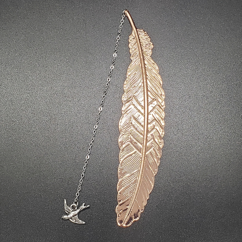 Feather Flying Bird Hand Crafted Bookmark